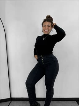 Jeans Berlin Night en negro - imagen
