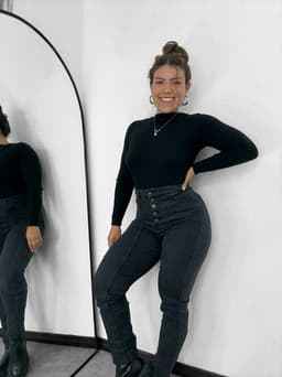 Jeans Berlin Night en negro - imagen