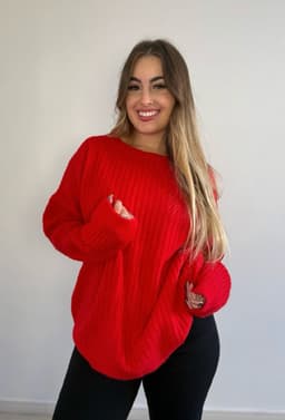 Buzo de hilo vanalado  oversize