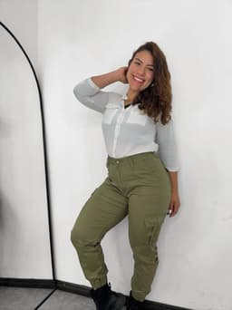 Jean Cargo Elastizado - imagen