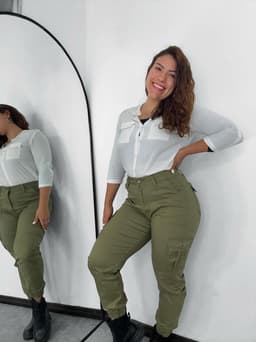Jean Cargo Elastizado