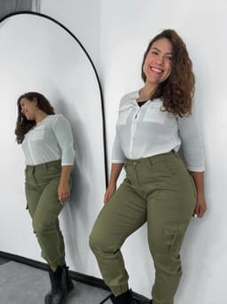 Jean Cargo Elastizado - imagen