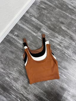 Micro top morley en tela ribana - imagen