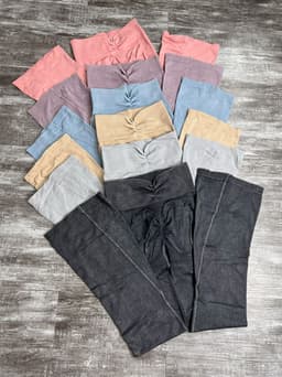 Calza oxford efecto push UP con cintura en V - imagen