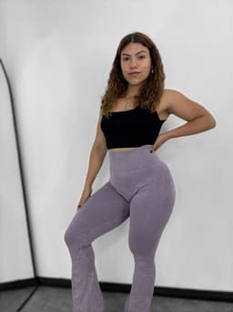 Calza oxford efecto push UP con cintura en V - imagen