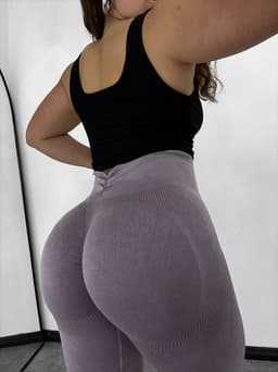 Calza oxford efecto push UP con cintura en V - imagen