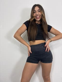 Short difuminado con Push Up por MAYOR ($210 c/u Pack de 12 unidades) - imagen