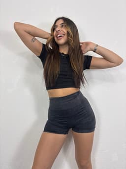 Short difuminado con Push Up por MAYOR ($210 c/u Pack de 12 unidades) - imagen