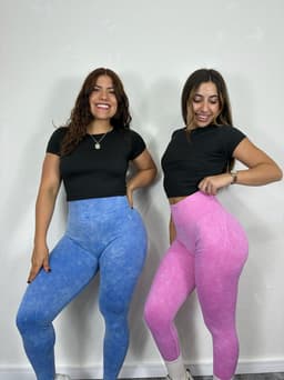 Calza difuminada efecto push up - imagen
