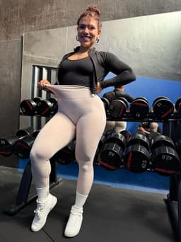 Calza difuminada efecto push up - imagen