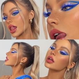 Mascara Rimel de pestañas color azul - imagen