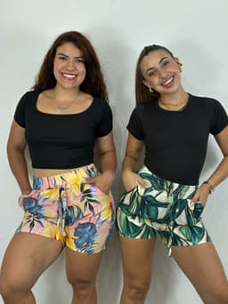 Short Diseño Floral - imagen