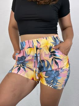 Short Diseño Floral - imagen