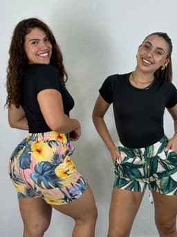 Short Diseño Floral - imagen