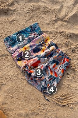 Short Diseño Floral - imagen