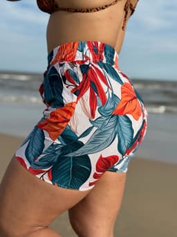 Short Diseño Floral - imagen