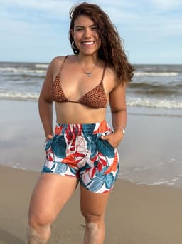 Short Diseño Floral - imagen