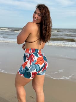 Short Diseño Floral - imagen