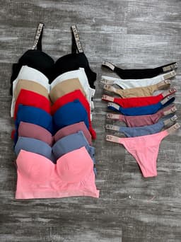 Conjunto de lenceria por MAYOR ($ 350 c/u Pack de 12 unidades) - imagen