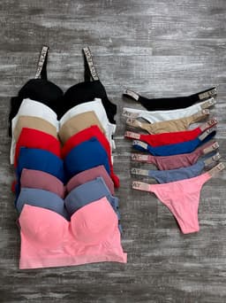 Conjunto de lenceria por MAYOR ($ 350 c/u Pack de 12 unidades) - imagen