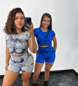Conjunto Batic de remera y short con push up - imagen
