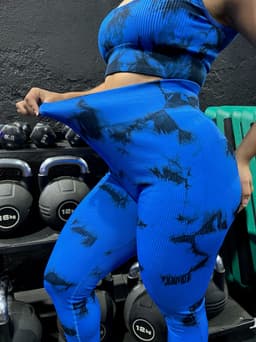 Conjunto de Top y Calza con Push Up