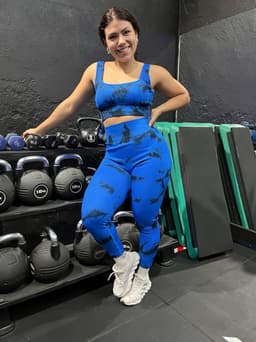 Conjunto de Top y Calza con Push Up - imagen