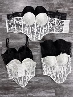 Corset con encaje - imagen