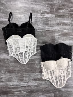 Corset con encaje - imagen
