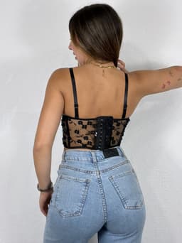 Corset con encaje - imagen