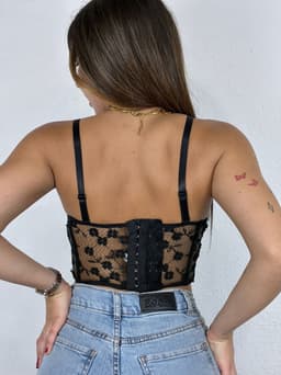 Corset con encaje - imagen