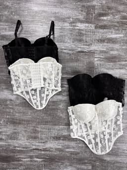 Corset con encaje - imagen
