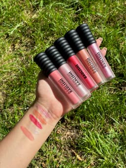 Labial gloss con glitter