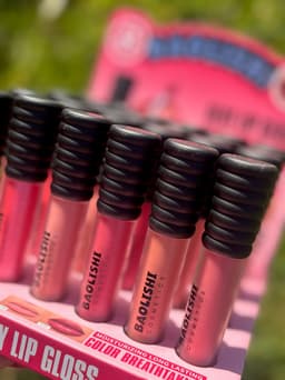 Labial gloss con glitter - imagen