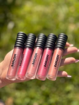Labial gloss con glitter - imagen