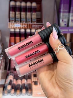 Labial gloss con glitter - imagen