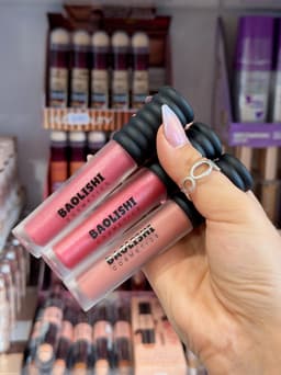 Labial gloss con glitter - imagen