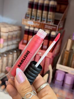 Labial gloss con glitter - imagen