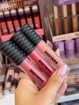 Labial gloss con glitter - imagen