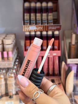 Labial gloss con glitter - imagen