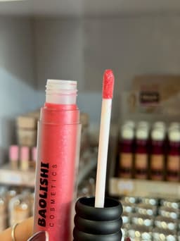 Labial gloss con glitter - imagen