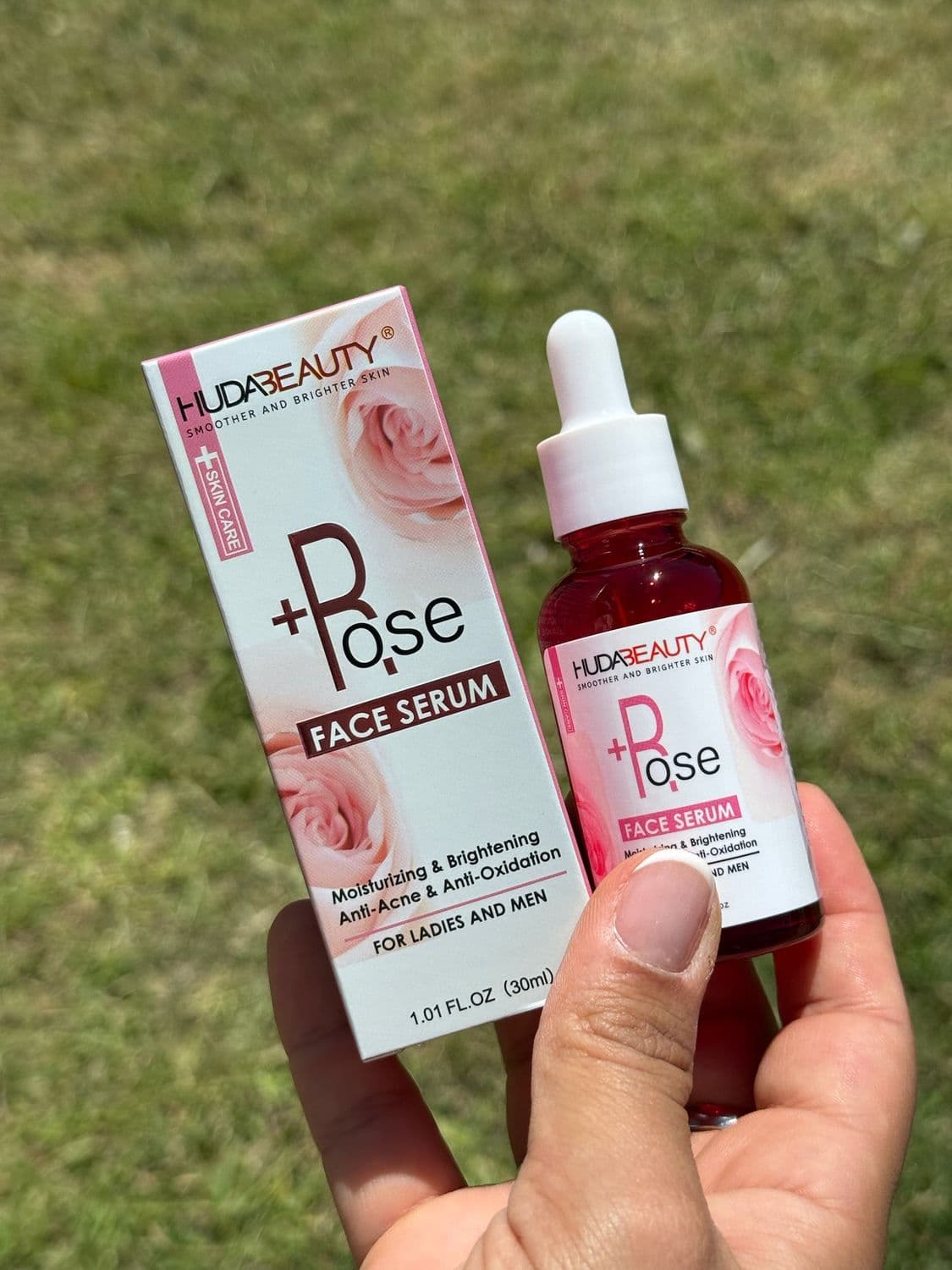 Serum facial de rosas