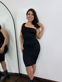 Vestido asimetrico - imagen