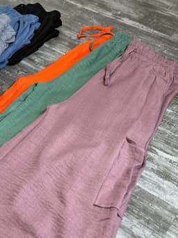 Palazo cargo por MAYOR($370 c/u Pack de 6 unidades ) - imagen