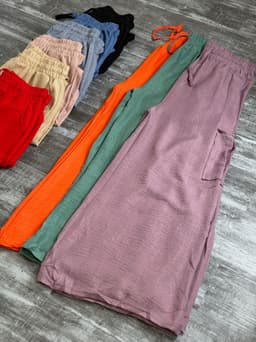 Palazo cargo por MAYOR($370 c/u Pack de 6 unidades ) - imagen