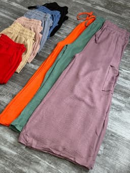 Palazo cargo por MAYOR($370 c/u Pack de 6 unidades ) - imagen