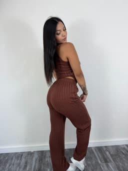 Conjunto de palazo y top - imagen