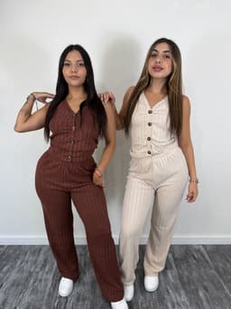Conjunto de palazo y top - imagen