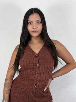 Conjunto de palazo y top - imagen