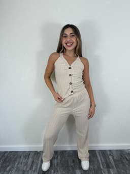 Conjunto de palazo y top - imagen